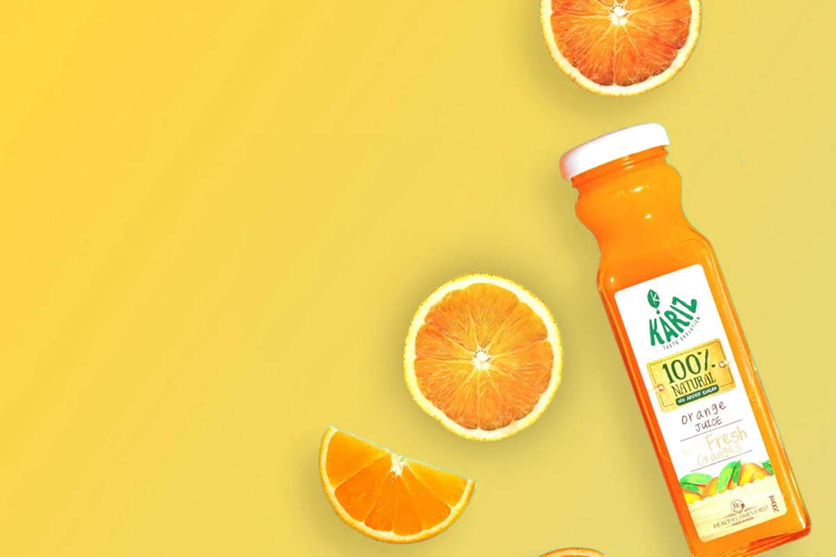 Freshly squeezed orange juice